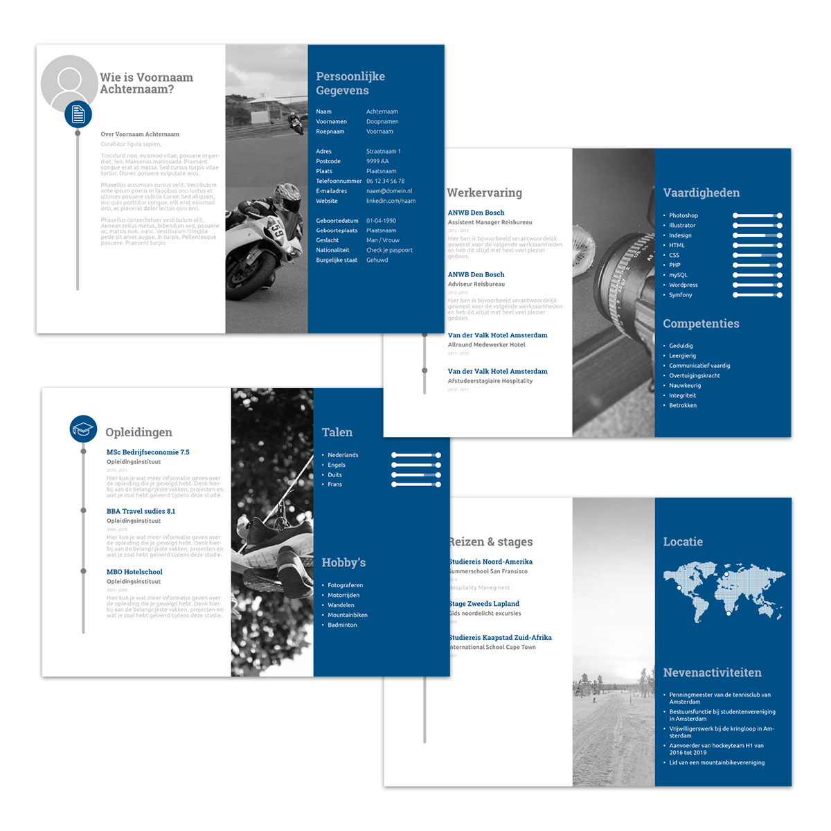 Afbeelding Afbeelding Premium cv template Chicago