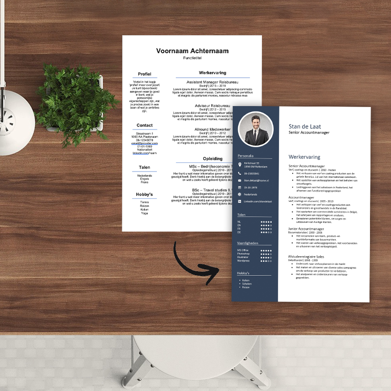 Afbeelding Afbeelding Cv metamorfose: val op met jouw cv!