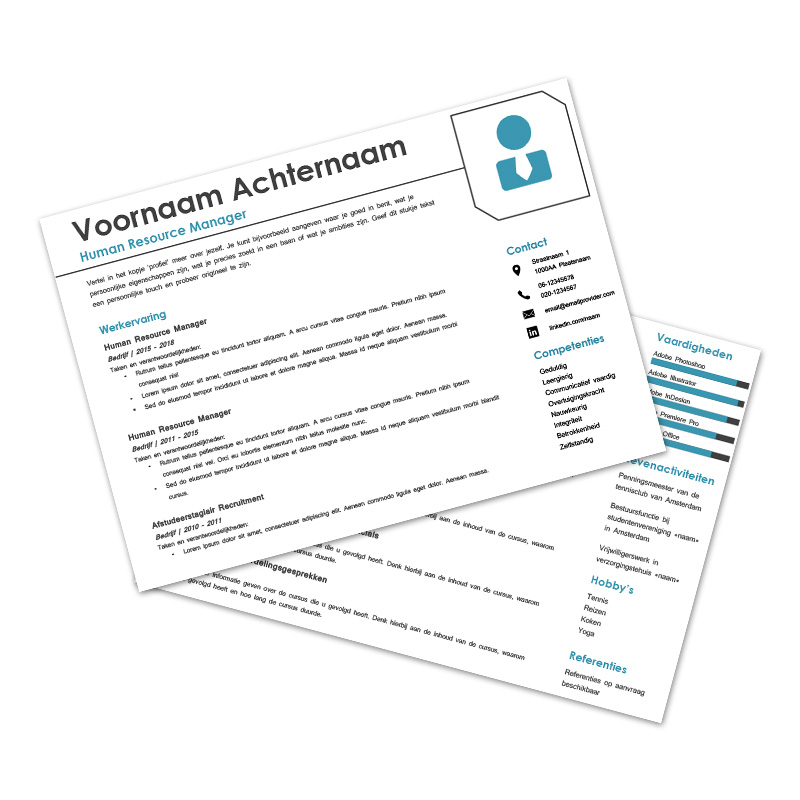 Afbeelding Afbeelding Gratis cv template Lyon