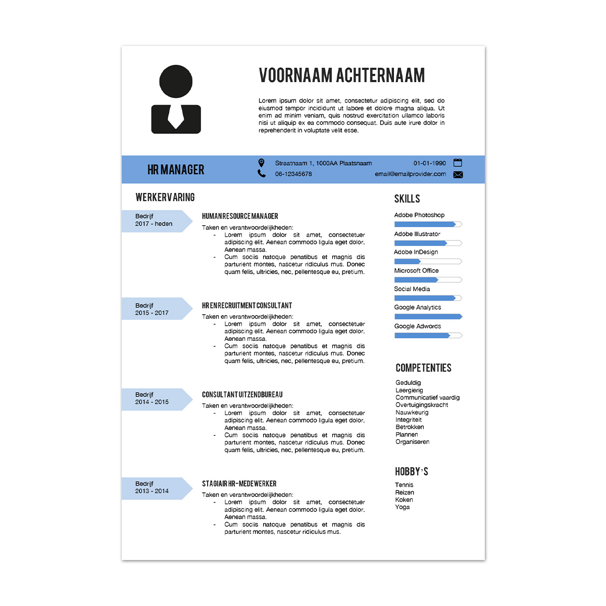 Afbeelding Afbeelding Gratis cv template Oslo