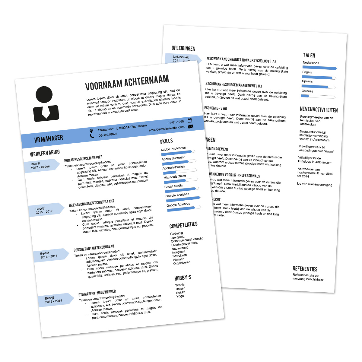 Afbeelding Afbeelding Gratis cv template Oslo