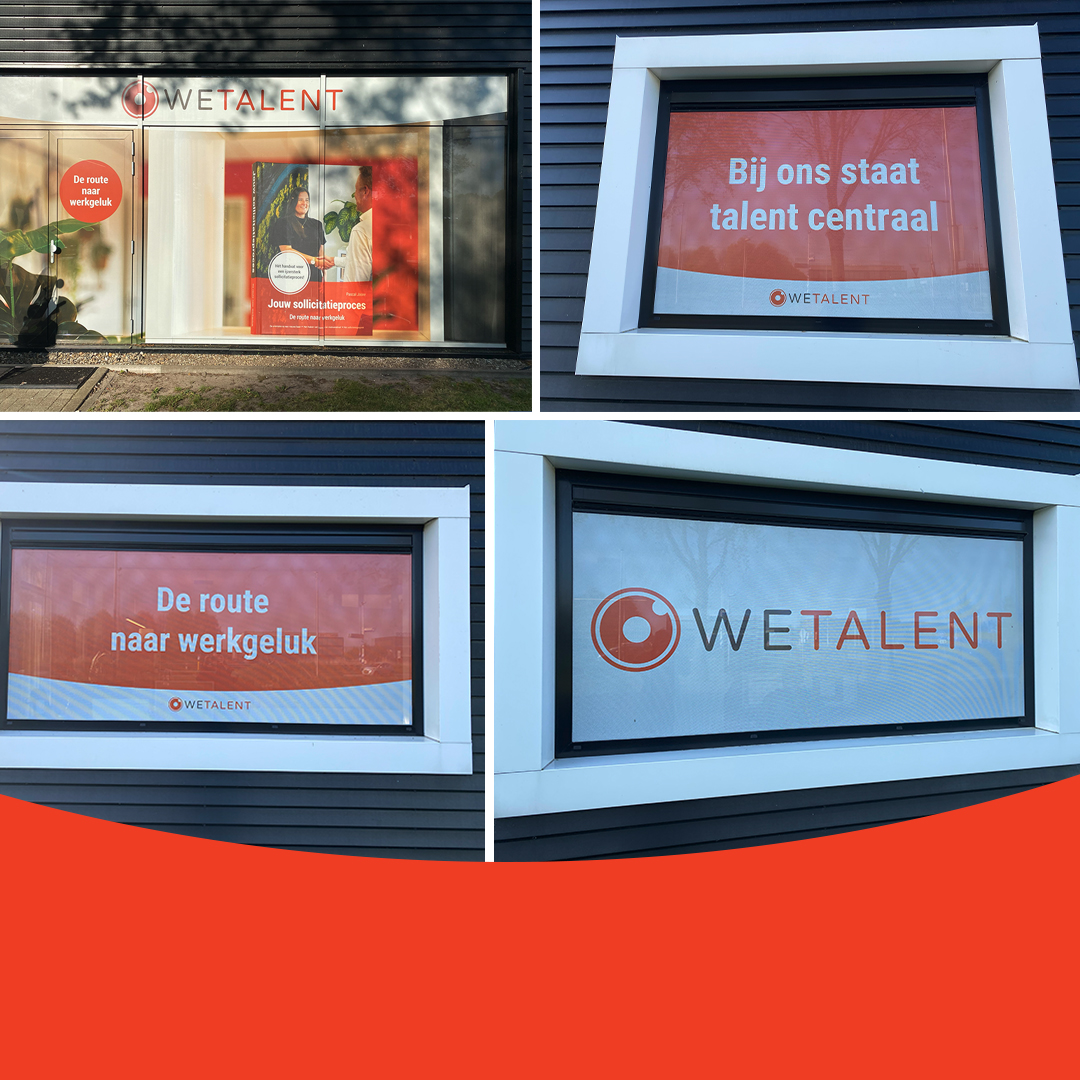 WETALENT Nieuws afbeelding Nieuwe bestickering op het pand!